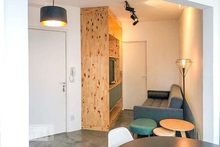 Sala de apartamento para alugar com 1 quarto, 30m² em Pinheiros, São Paulo