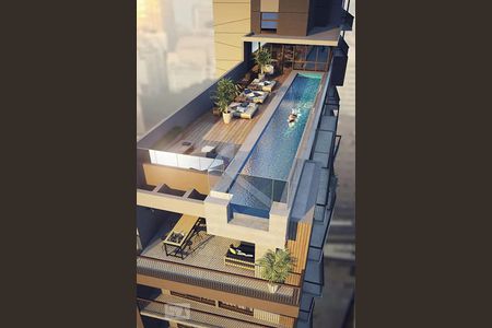 Studio à venda com 30m², 1 quarto e sem vaga Studio à venda com 30m², 1 quarto e sem vagaPiscina na Cobertura