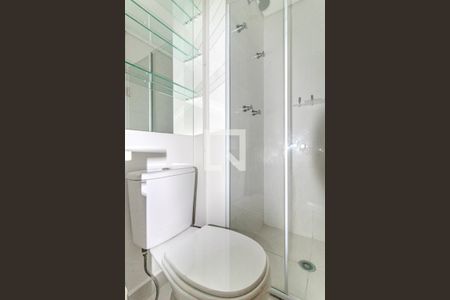 Banheiro de kitnet/studio para alugar com 1 quarto, 58m² em Santa Cecília, São Paulo