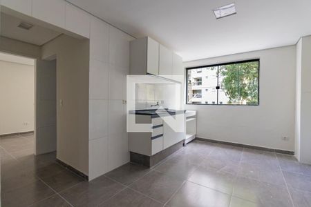 Sala e Cozinha de apartamento para alugar com 1 quarto, 46m² em Vila Nova Conceição, São Paulo