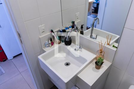 Banheiro de kitnet/studio à venda com 1 quarto, 26m² em Liberdade, São Paulo