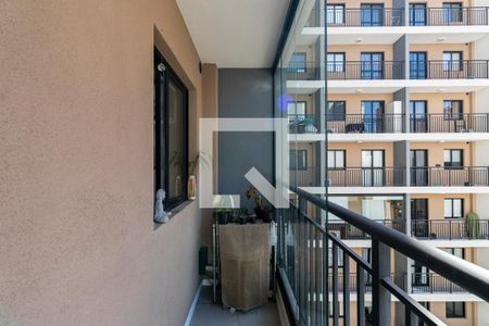 Studio à venda com 26m², 1 quarto e sem vagaVaranda