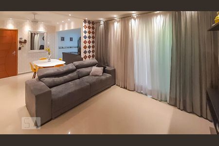 Sala de apartamento à venda com 3 quartos, 95m² em Campestre, Santo André