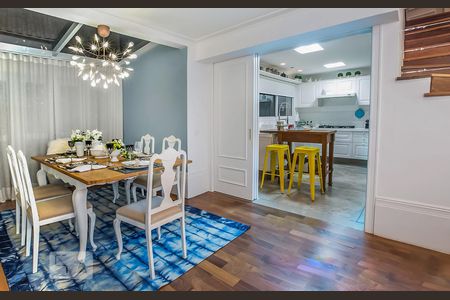 Sala de Jantar de casa de condomínio à venda com 3 quartos, 280m² em Santo Amaro, São Paulo