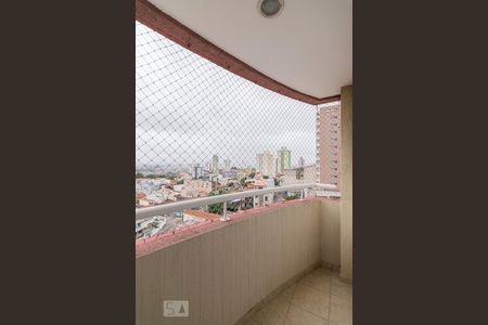 Varanda da Suite de apartamento à venda com 3 quartos, 88m² em Vila Valparaíso, Santo André
