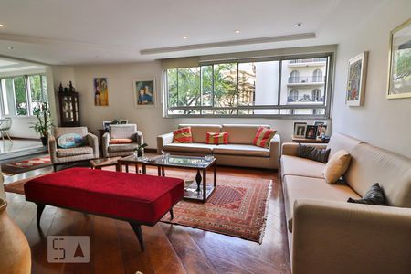 Sala de apartamento à venda com 3 quartos, 210m² em Santa Cecília, São Paulo