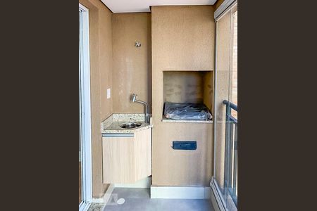 Varanda gourmet de apartamento para alugar com 3 quartos, 120m² em Vila Valparaíso, Santo André