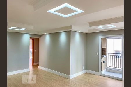 Sala de apartamento para alugar com 3 quartos, 120m² em Vila Valparaíso, Santo André