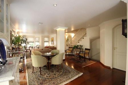 Sala de casa de condomínio para alugar com 3 quartos, 456m² em Jardim Panorama, São Paulo