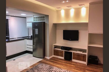 Sala de apartamento para alugar com 1 quarto, 41m² em Cidade Monções, São Paulo