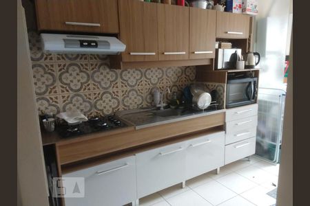 Cozinha de apartamento à venda com 1 quarto, 35m² em Quinta da Paineira, São Paulo