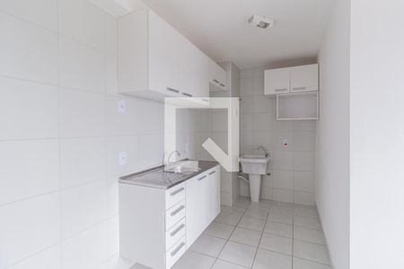 Apartamento à venda com 36m², 2 quartos e 1 vagaCozinha e área de serviço