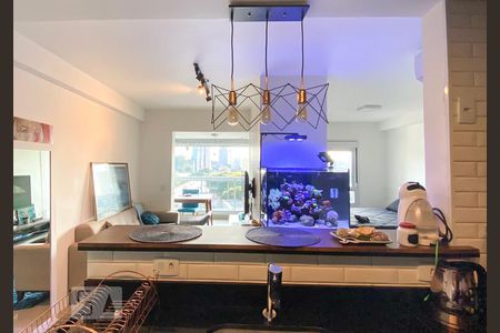 Cozinha de apartamento à venda com 1 quarto, 45m² em Pinheiros, São Paulo