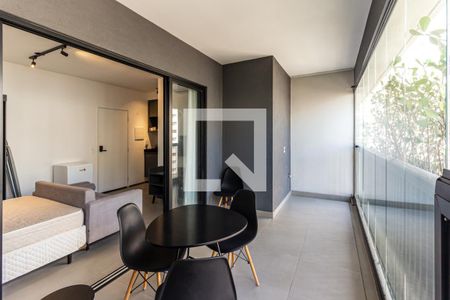 Varanda Integrada de kitnet/studio à venda com 1 quarto, 33m² em Vila Buarque, São Paulo