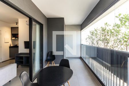 Varanda Integrada de kitnet/studio à venda com 1 quarto, 33m² em Vila Buarque, São Paulo