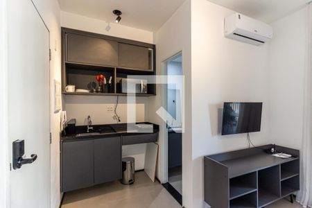 Studio à venda com 33m², 1 quarto e sem vagaCozinha