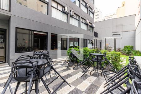 Studio à venda com 33m², 1 quarto e sem vagaEspaço Externo