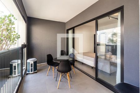 Varanda Integrada de kitnet/studio à venda com 1 quarto, 33m² em Vila Buarque, São Paulo