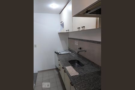 Cozinha de apartamento para alugar com 1 quarto, 51m² em Cambuí, Campinas