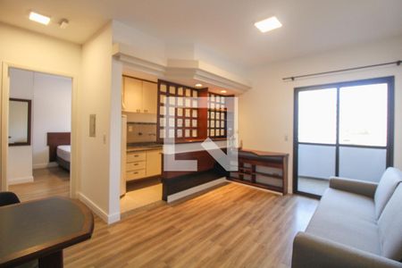 Sala de apartamento para alugar com 1 quarto, 51m² em Cambuí, Campinas