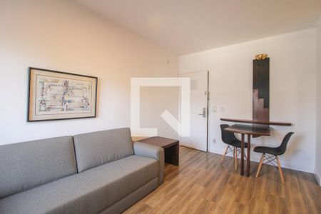 Sala de apartamento para alugar com 1 quarto, 51m² em Cambuí, Campinas