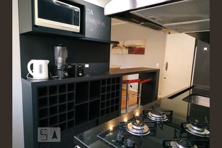 Cozinha de apartamento para alugar com 1 quarto, 40m² em São José, Porto Alegre