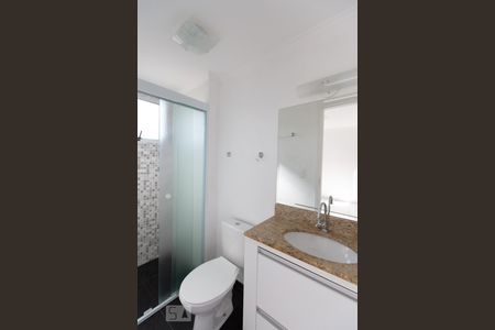 Banheiro suíte de apartamento para alugar com 1 quarto, 45m² em Quinta da Paineira, São Paulo