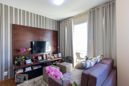 Sala de estar de apartamento para alugar com 2 quartos, 57m² em Paraíso do Morumbi, São Paulo