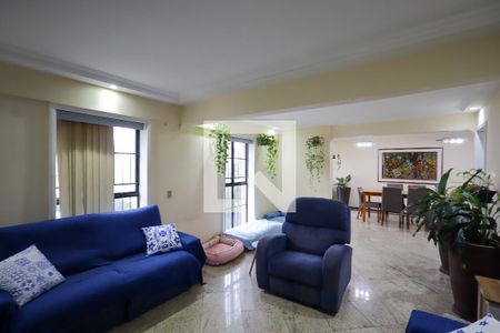 Sala de estar  de apartamento à venda com 4 quartos, 200m² em Jardim Marajoara, São Paulo