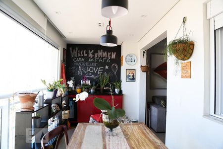 Varanda da Sala de kitnet/studio à venda com 1 quarto, 58m² em Jardim Brasil (zona Sul), São Paulo