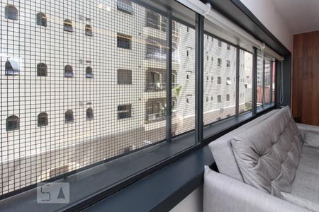 Sala Vista de apartamento para alugar com 1 quarto, 50m² em Jardim Paulista, São Paulo