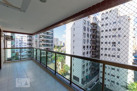 Varanda da Sala de apartamento para alugar com 4 quartos, 125m² em Icaraí, Niterói
