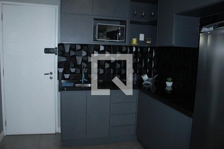 Sala/cozinha de apartamento à venda com 1 quarto, 36m² em República, São Paulo