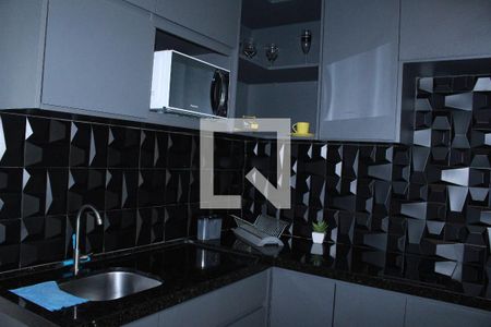 Sala/cozinha de apartamento à venda com 1 quarto, 36m² em República, São Paulo