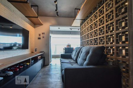 Sala de kitnet/studio para alugar com 1 quarto, 34m² em Brooklin Paulista, São Paulo