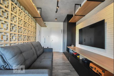 Sala de kitnet/studio para alugar com 1 quarto, 34m² em Brooklin Paulista, São Paulo
