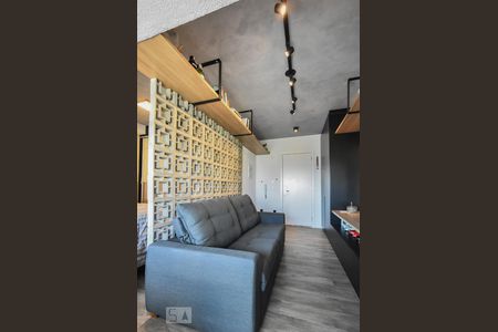 Sala de kitnet/studio para alugar com 1 quarto, 34m² em Brooklin Paulista, São Paulo