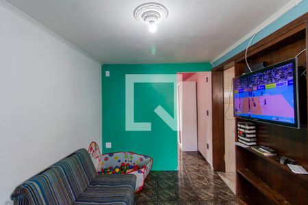 Sala  de apartamento à venda com 3 quartos, 56m² em Conjunto Habitacional Padre Manoel de Paiva, São Paulo