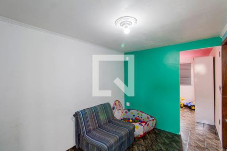 Sala  de apartamento à venda com 3 quartos, 56m² em Conjunto Habitacional Padre Manoel de Paiva, São Paulo