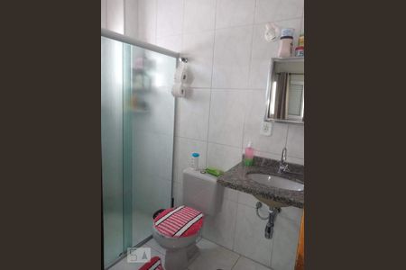 Banheiro da Suite de apartamento à venda com 3 quartos, 98m² em Vila Assunção, Santo André