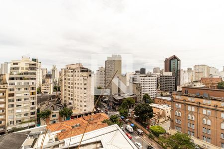 Vista da Sala de apartamento à venda com 3 quartos, 90m² em Higienópolis, São Paulo