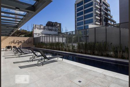 Apartamento para alugar com 44m², 1 quarto e 1 vagaPiscina