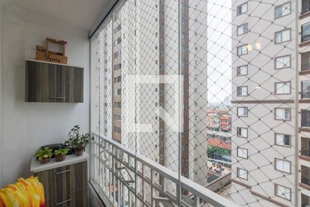 Varanda de apartamento à venda com 2 quartos, 63m² em Vila Pires, Santo André