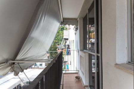 Varanda da Sala  de apartamento à venda com 2 quartos, 64m² em Tijuca, Rio de Janeiro