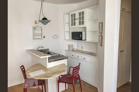 Cozinha de kitnet/studio para alugar com 1 quarto, 40m² em Brooklin Paulista, São Paulo