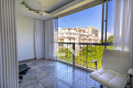 Varanda da Sala de apartamento à venda com 3 quartos, 180m² em Barra da Tijuca, Rio de Janeiro