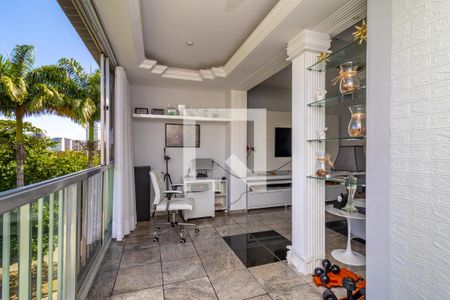 Varanda da Sala de apartamento à venda com 3 quartos, 180m² em Barra da Tijuca, Rio de Janeiro