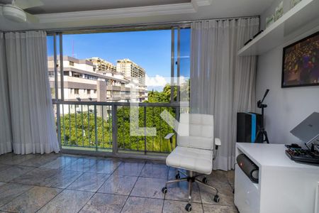 Varanda da Sala de apartamento à venda com 3 quartos, 180m² em Barra da Tijuca, Rio de Janeiro