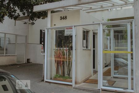 Apartamento para alugar com 50m², 1 quarto e sem vagaFachada e portaria