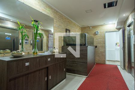 Área comum - Portaria de kitnet/studio para alugar com 1 quarto, 30m² em Bela Vista, São Paulo